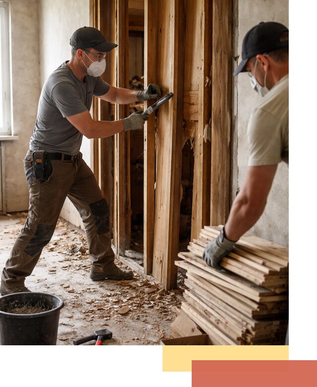 Демонтаж деревянных перегородок в Копейске быстро и аккуратно