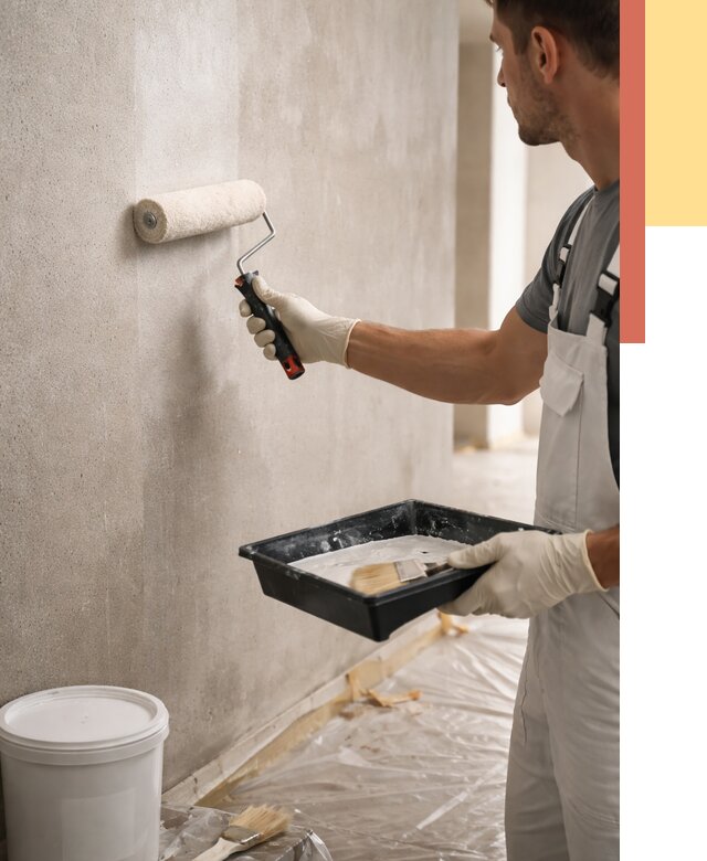 Грунтовка стен в Копейске от 2258 руб. м2 — быстро, недорого, с материалом | ОТДЕЛОЧНИК-Кпс