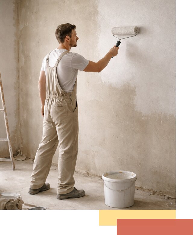 Грунтовка стен под отделку в Копейске профессиональным раствором