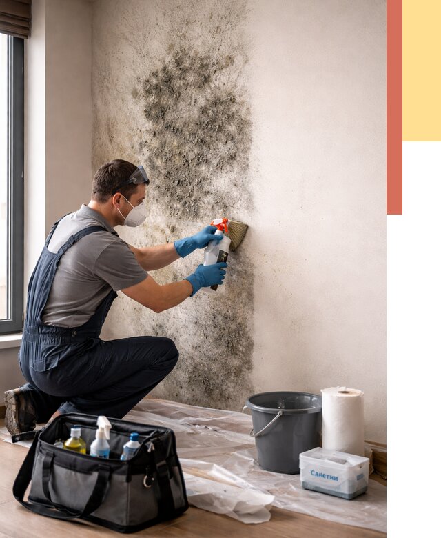 Удаление плесени со стен в Копейске от 2207 руб. — быстро и недорого | ОТДЕЛОЧНИК-Кпс