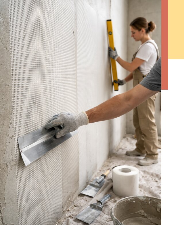 Армирование стен стеклосеткой в Копейске от 3284 руб. под ключ | ОТДЕЛОЧНИК-Кпс