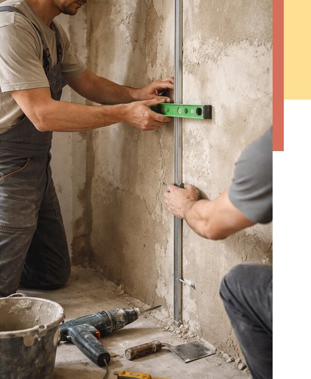 Установка штукатурных маяков в Копейске от 7184 руб. — быстро и недорого | ОТДЕЛОЧНИК-Кпс