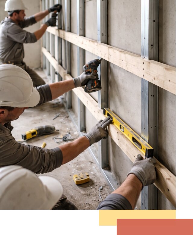 Устройство обрешетки под панели в Копейске