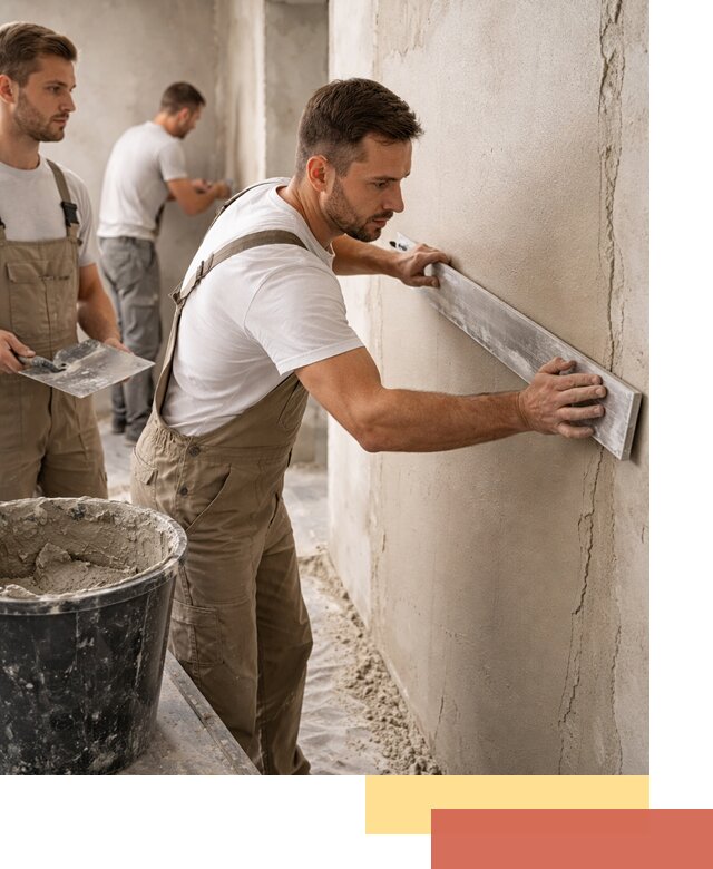 Штукатурка стен без маяков в Копейске быстро и качественно