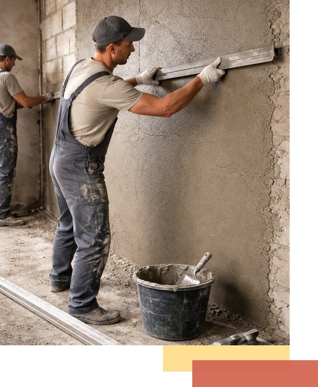 Штукатурка стен цементно-песчаная в Копейске профессионально