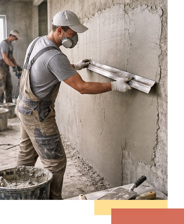 Штукатурка бетонных стен в Копейске качественно и долговечно