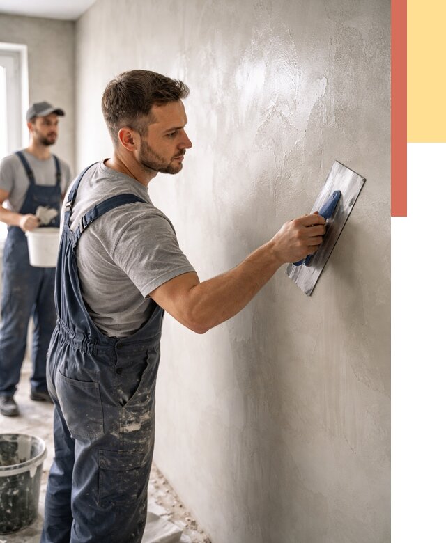 Глянцевание штукатурки стен в Копейске от 7697 руб. — услуги и затирка | ОТДЕЛОЧНИК-Кпс