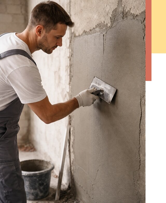 Штукатурка стен под плитку в Копейске от 4310 руб./м2 — выравнивание под плитку | ОТДЕЛОЧНИК-Кпс