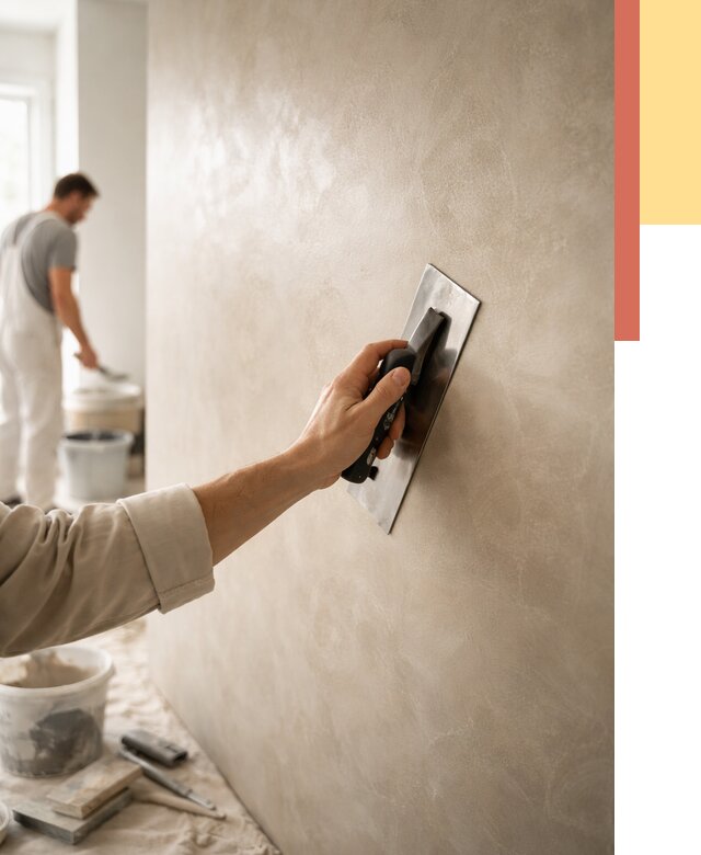 Венецианская штукатурка в Копейске от 3592 руб/м² — нанесение стен под ключ | ОТДЕЛОЧНИК-Кпс