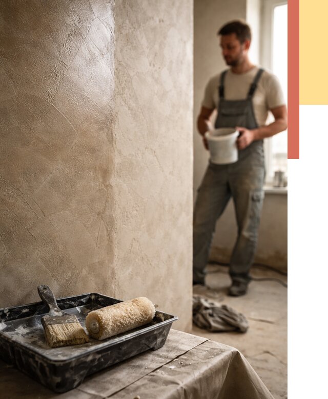 Нанесение воска на штукатурку в Копейске от 3592 руб. | Услуги ОТДЕЛОЧНИК-Кпс