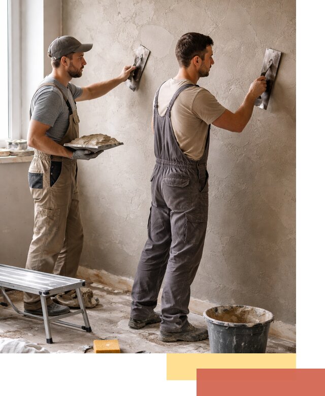 Ремонт декоративной штукатурки и восстановление фактуры в Копейске