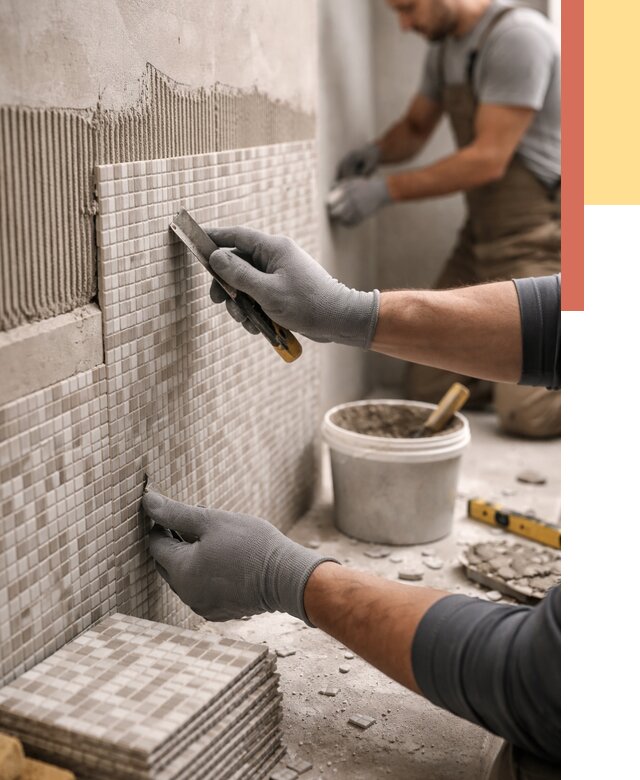 Облицовка стен мозаикой в Копейске от 3284 руб/м2 — укладка мозаики на стены | ОТДЕЛОЧНИК-Кпс