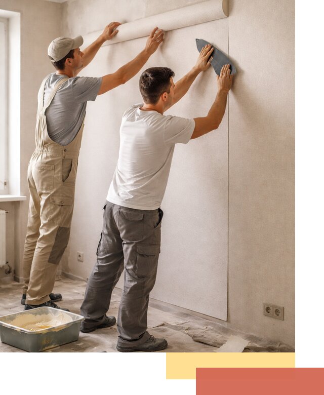 Поклейка виниловых обоев в Копейске профессионально и качественно