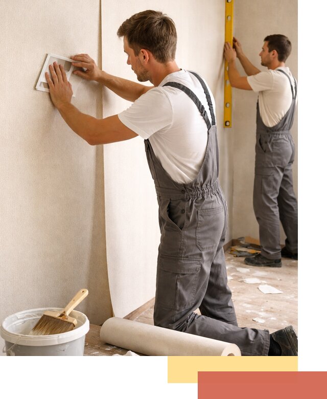 Поклейка бумажных обоев в Копейске качественно и недорого