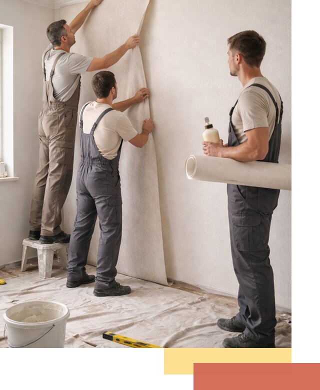 Оклейка стен обоями в Копейске — качественно и профессионально