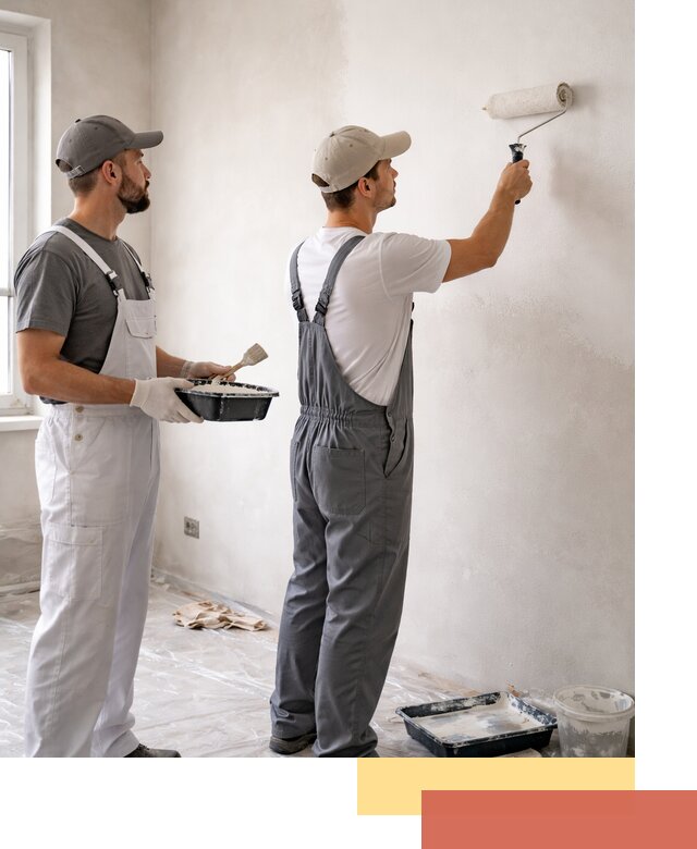 Покраска стен водоэмульсионной краской в Копейске