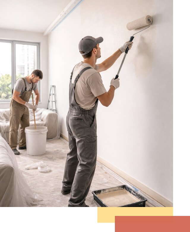 Покраска стен в офисе в Копейске — быстрый и качественный ремонт