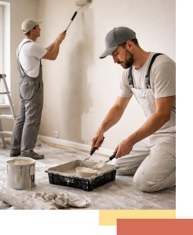 Покраска стен в квартире в Копейске — профессионально и аккуратно