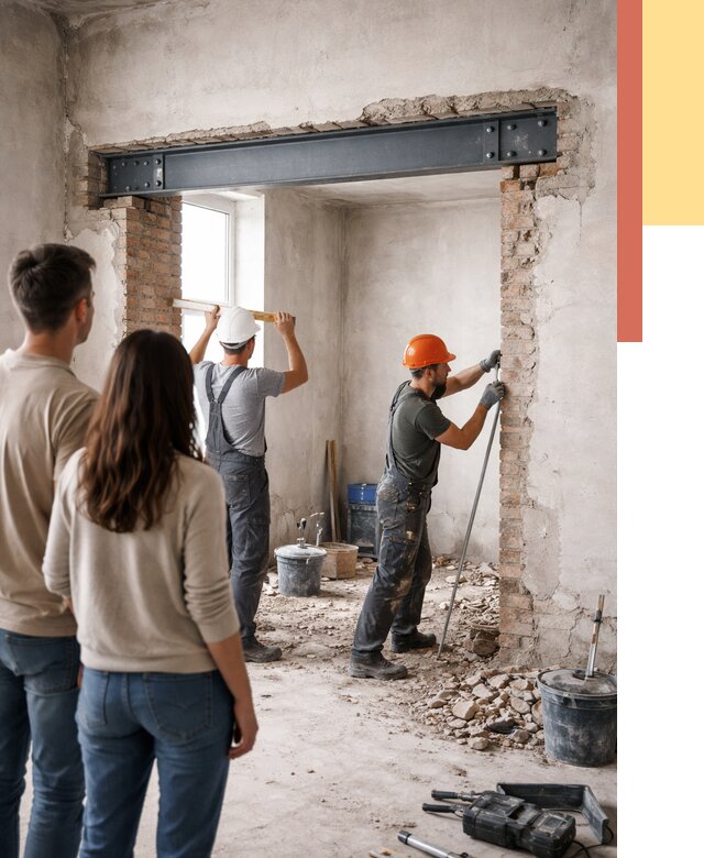 Усиление проема в стене в Копейске от 9750 руб. — усиление дверного проема металлоконструкцией | ОТДЕЛОЧНИК-Кпс