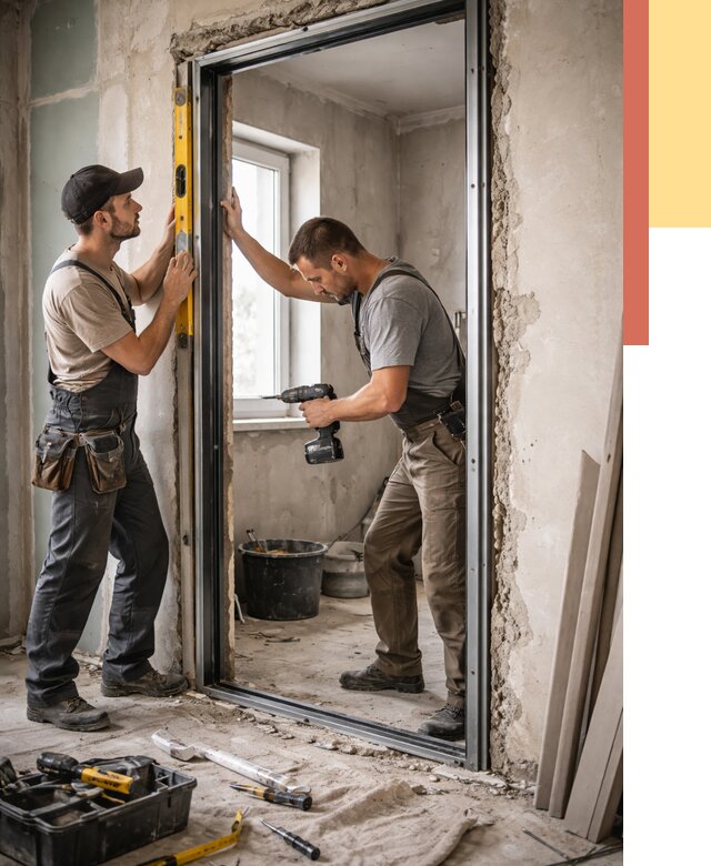 Закладка дверного проема в Копейске от 3592 руб. — быстро и недорого | ОТДЕЛОЧНИК-Кпс