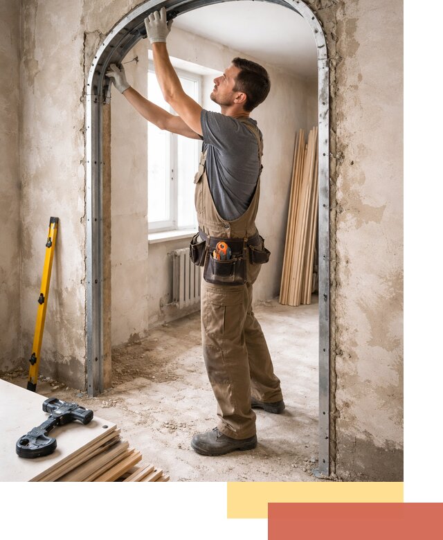 Устройство арочного проема в Копейске под ключ