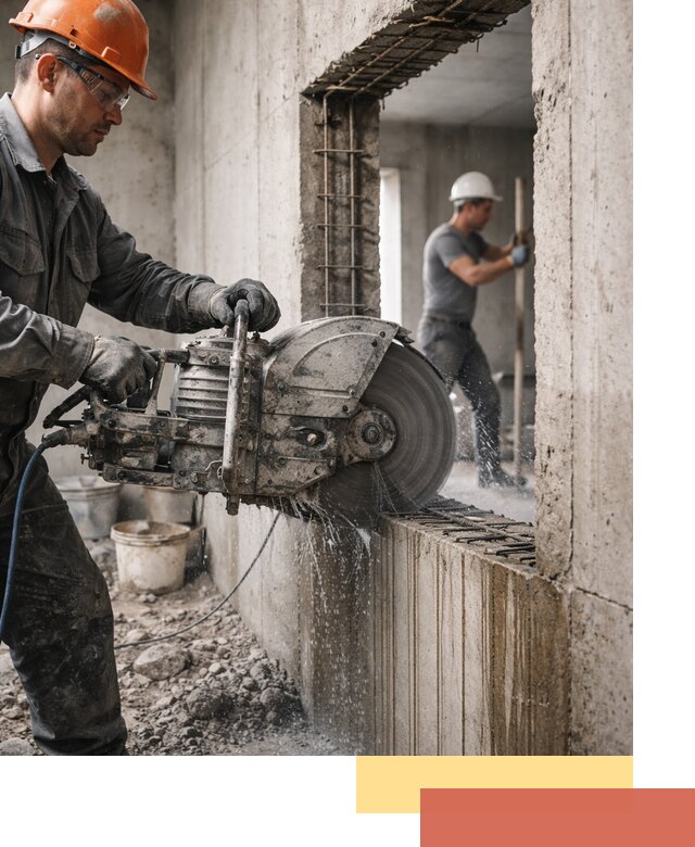 Алмазная резка проемов в Копейске быстро и точно