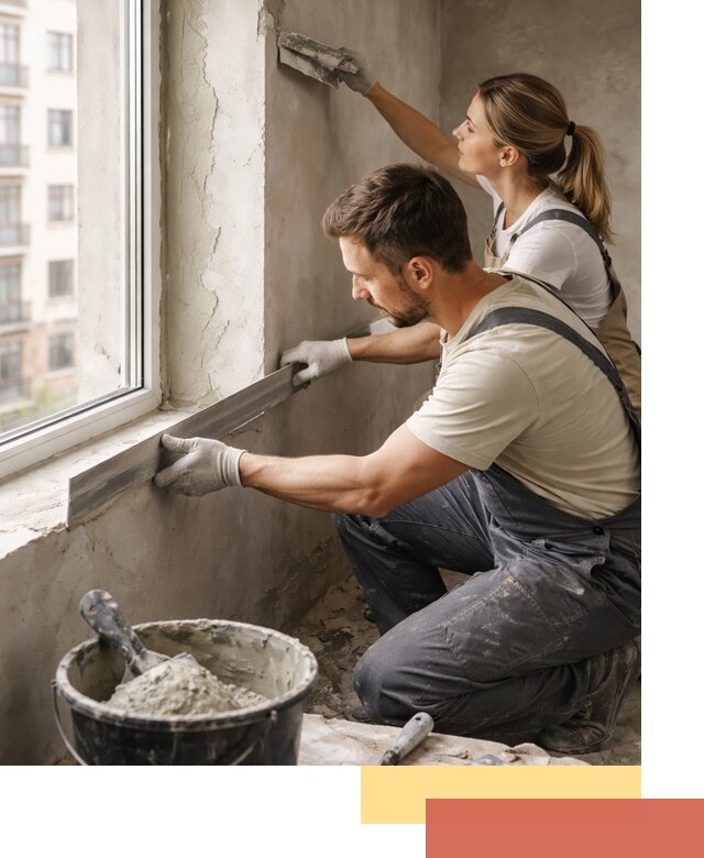 Штукатурка откосов дверей и окон профессионально в Копейске