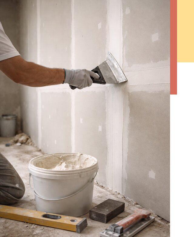 Шпаклевка перегородок из гипсокартона в Копейске от 2566 руб. — услуги ОТДЕЛОЧНИК-Кпс