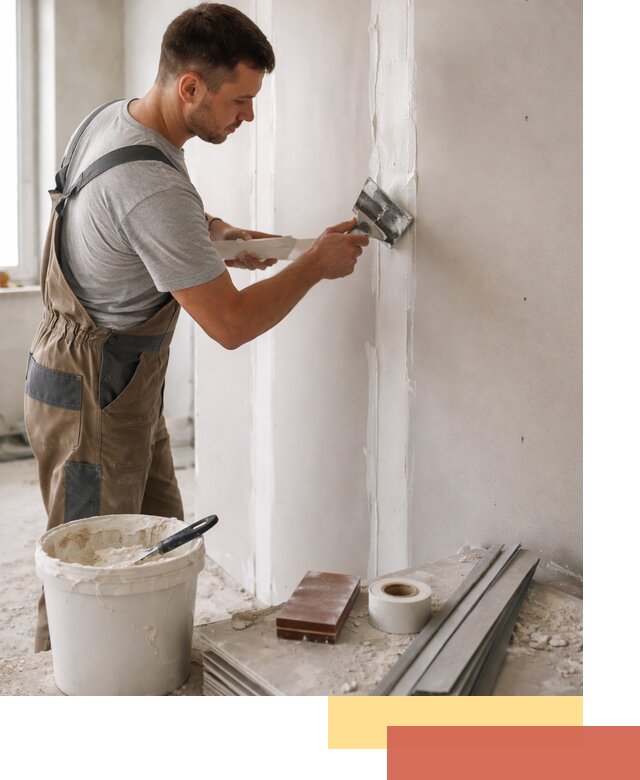 Шпаклевка перегородок из гипсокартона в Копейске качественно и быстро