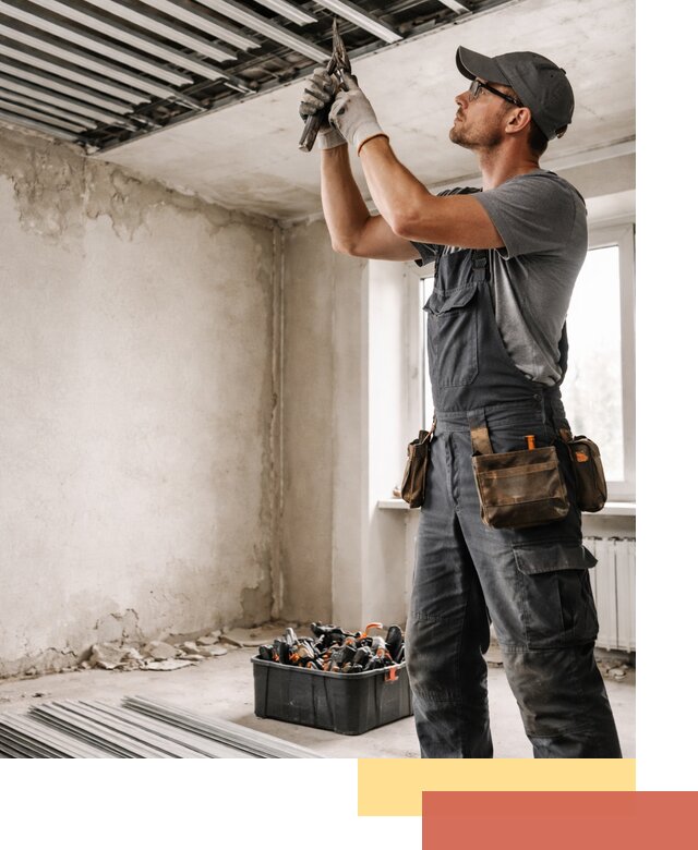 Демонтаж реечного потолка в Копейске быстро и аккуратно