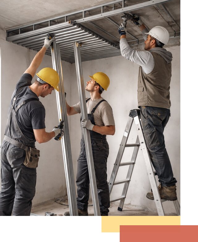 Монтаж реечного потолка под ключ в Копейске