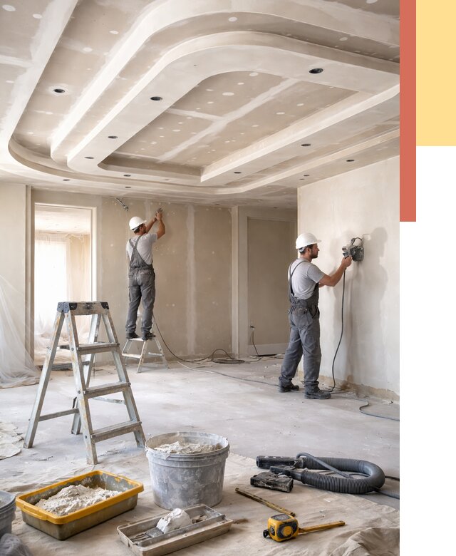 Многоуровневый потолок из гипсокартона в Копейске от 770 руб. под ключ | ОТДЕЛОЧНИК-Кпс