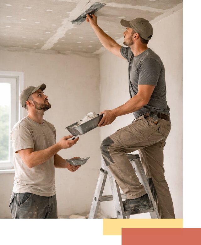 Шпаклевка потолка из гипсокартона в Копейске качественно и быстро