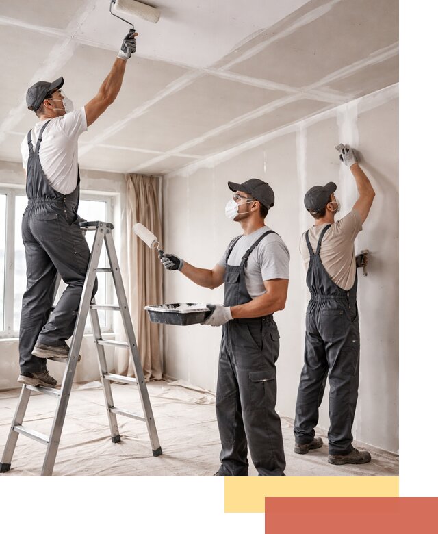 Покраска потолка из гипсокартона в Копейске качественно и недорого