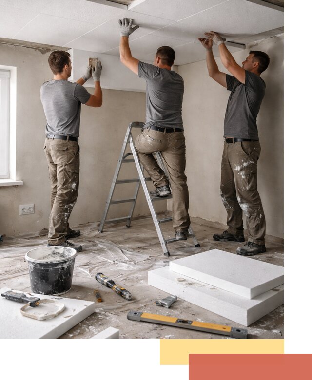 Утепление потолка пенопластом в Копейске быстро и качественно