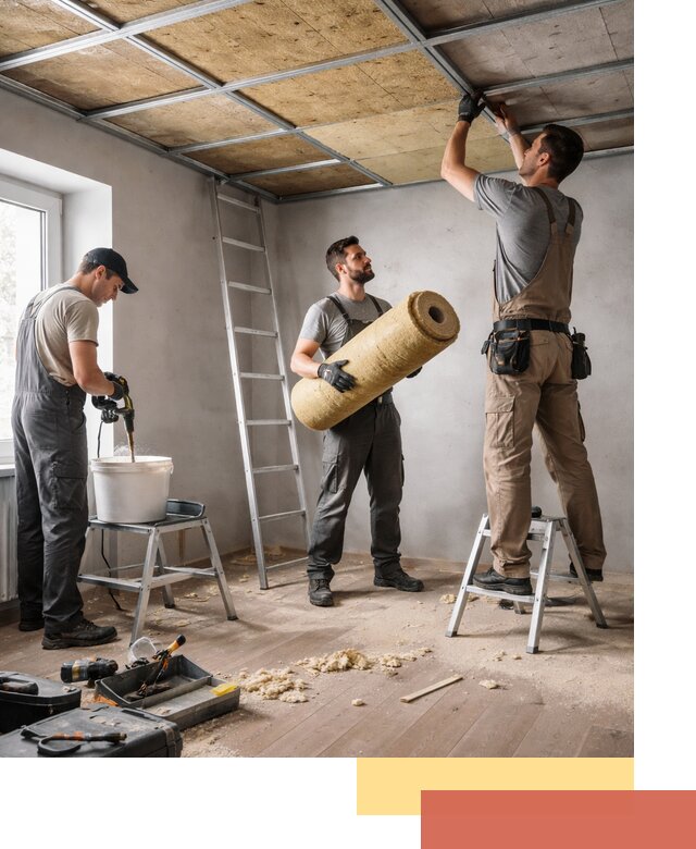 Шумоизоляция потолка в Копейске: профессиональный монтаж и отделка