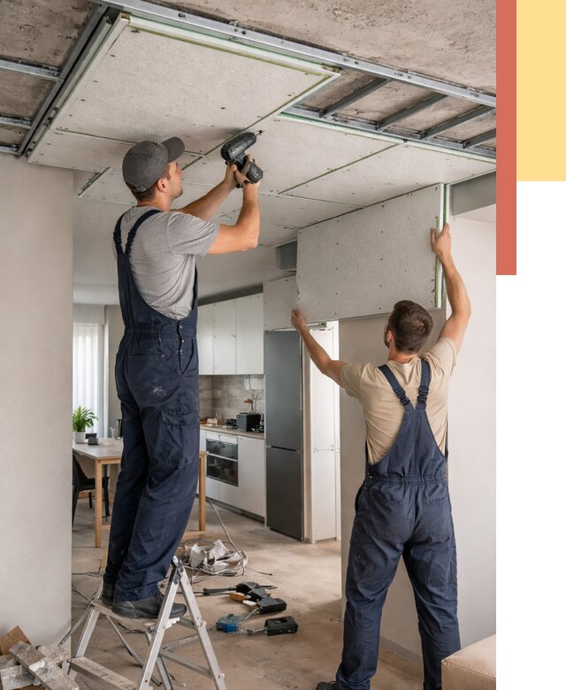 Шумоизоляция потолка панелями зипс в Копейске от 1899 руб. под ключ | ОТДЕЛОЧНИК-Кпс